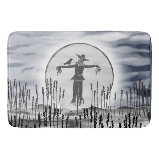 Halloween Horror Creepy Scarecrow Bath Mat (Voorkant)