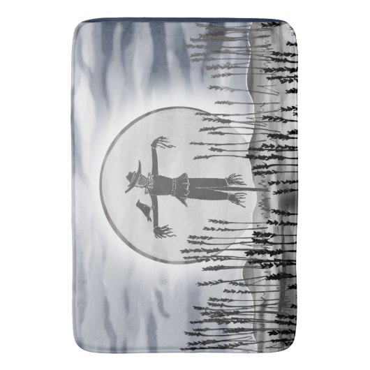 Halloween Horror Creepy Scarecrow Bath Mat (Voorkant Verticaal)