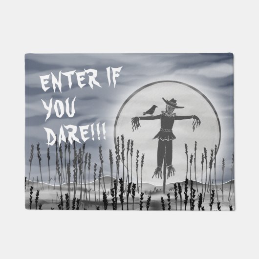 Halloween Horror Creepy Scarecrow Doormat Deurmat (Voorkant)