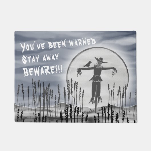 Halloween Horror Creepy Scarecrow Doormat Deurmat (Voorkant)
