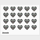 Halloween horror eng demon monster hart sticker (Vel)