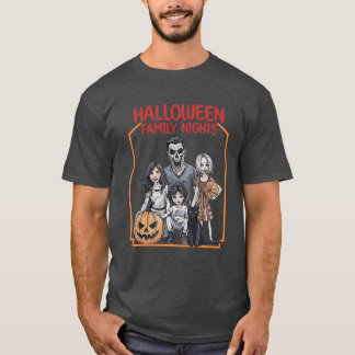Halloween Horror Familieavonden T-shirt