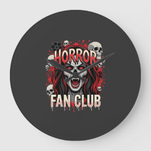 Halloween Horror Fan Club Vampier Schedel Grote Klok