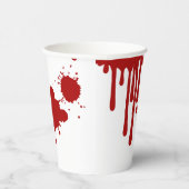 Halloween Horror Film Bloody Handprints Papieren Bekers (Rechts)