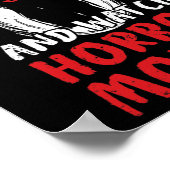 Halloween Horror Film Design voor een Halloween Fa Poster (Hoek)