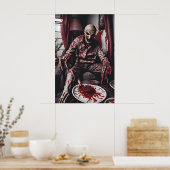 Halloween Horror Films, Bloody Nightmare Horror Poster (Keuken)