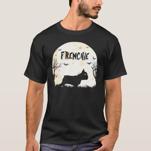 Halloween Horror French Bulldog T-shirt (Voorkant)