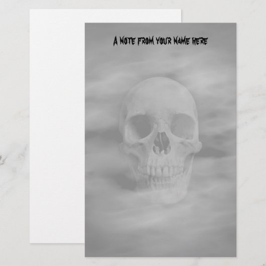 Halloween horror ghofmeeuw briefpapier (Voorkant / Achterkant)