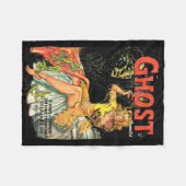 Halloween Horror  Ghost Comic Book Retro SC Fleece Deken (Voorkant (Horizontaal))