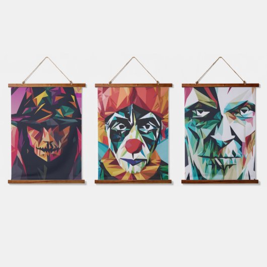 Halloween Horror Hangend Wandkleed (Driedubbel)