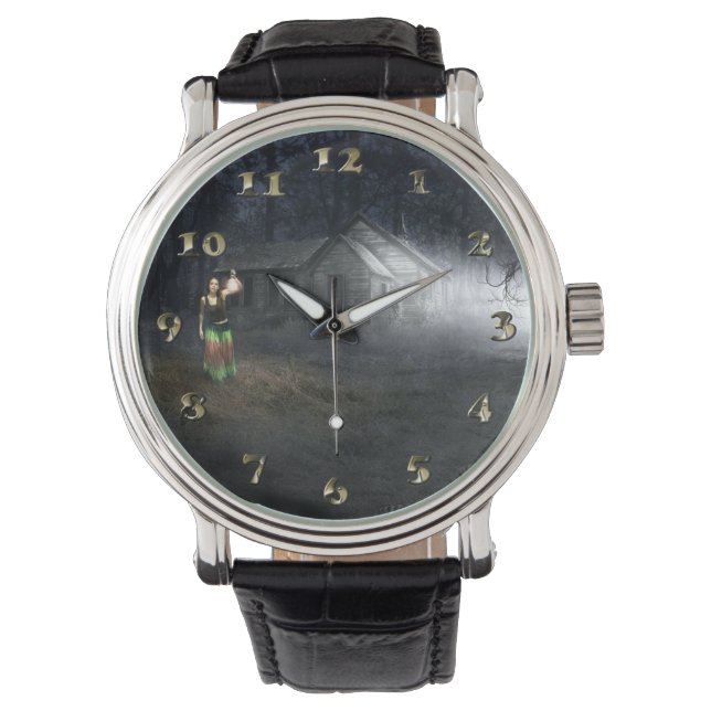 Halloween Horror House Horloge (Voorkant)