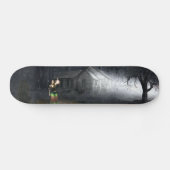Halloween Horror House Persoonlijk Skateboard (Horizontaal)