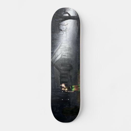 Halloween Horror House Persoonlijk Skateboard (Voorkant)