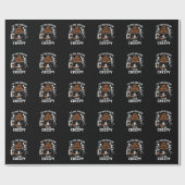 Halloween Horror is het seizoen om griezelig te zi Cadeaupapier (Vlak)