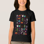 Halloween Horror & Monster Icon Art T-shirt (Voorkant)
