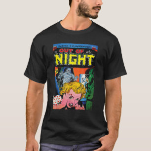 Halloween Horror Mummy Zombie Comic Book R T-shirt