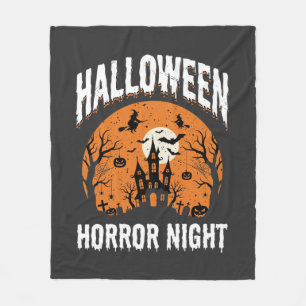 Halloween Horror Night Geheime Kasteel Vintage Fleece Deken