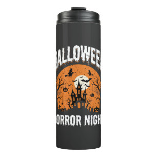 Halloween Horror Night Heel Oude Spookhuis Thermosbeker