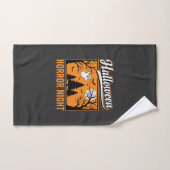 Halloween Horror Night Retro Geestenbos Handdoek (Handdoek)