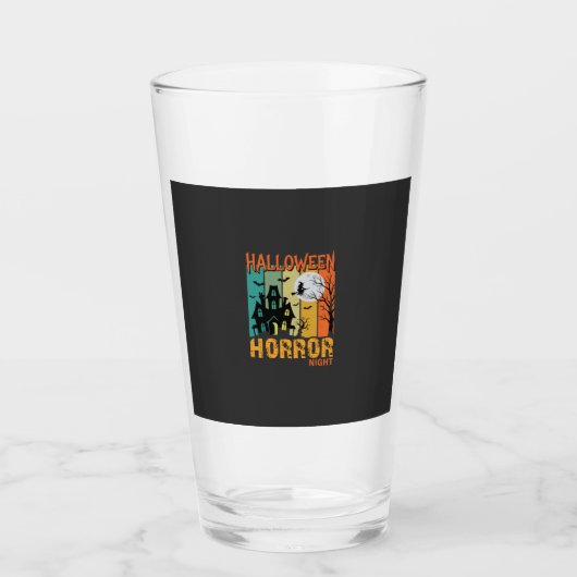 Halloween Horror Night Spokenhouse Vector_1 Glas (Voorkant)