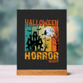 Halloween Horror Night Spokenhuis Vector_1 Acryl Bord (Neutraal)