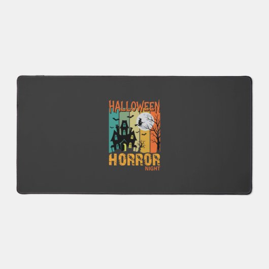 Halloween Horror Night Spokenhuis Vector_1 Bureaumat (Voorkant)