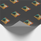 Halloween Horror Night Spokenhuis Vector_1 Cadeaupapier (Hoek)