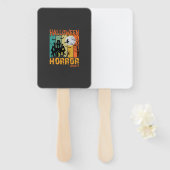 Halloween Horror Night Spokenhuis Vector_1 Handwaaier (Voorkant en achterkant)