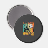 Halloween Horror Night Spokenhuis Vector_1 Magneet (Voorkant / Achterkant)