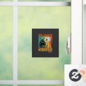 Halloween Horror Night Spokenhuis Vector_1 Raamsticker (Huis)