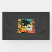 Halloween Horror Night Spokenhuis Vector_1 Spandoek (Horizontaal)