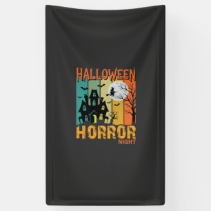 Halloween Horror Night Spokenhuis Vector_1 Spandoek