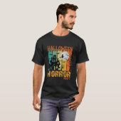 Halloween Horror Night Spokenhuis Vector_1 T-shirt (Voorkant volledig)