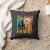 Halloween Horror Night Spukhuis Vector_1 Kussen (Deken)