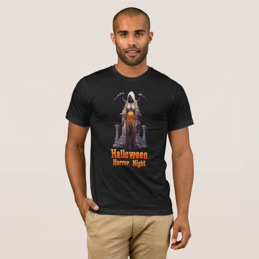 Halloween Horror Night T-shirt (Voorkant volledig)