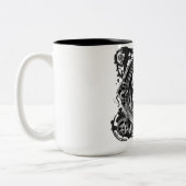 Halloween Horror Night Tweekleurige Koffiemok (Links)