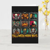 Halloween Horror Nights Y Movie  Kaart (Gele Bloem)