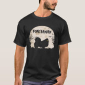 Halloween Horror Pomeranian T-shirt (Voorkant)