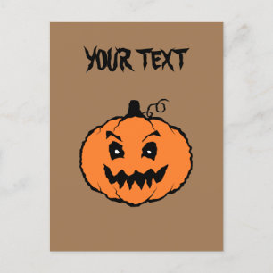 Halloween Horror Pumpkin Briefkaart