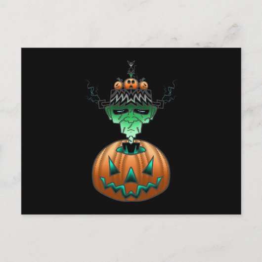 Halloween Horror Punk Briefkaart (Voorkant)