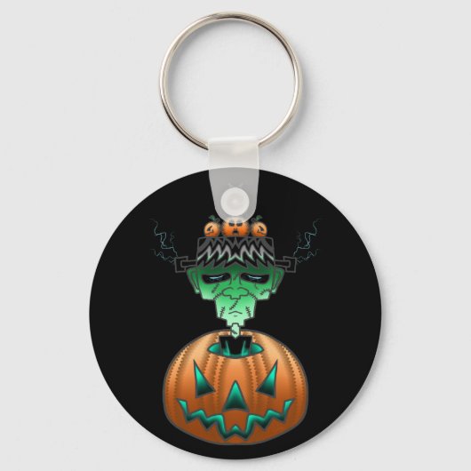 Halloween Horror Punk Zombie Sleutelhanger (Voorkant)