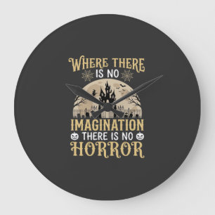 Halloween Horror Quote Geheugen Kasteel Verbeeldin Grote Klok