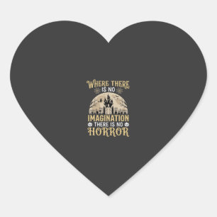 Halloween Horror Quote Geheugen Kasteel Verbeeldin Hart Sticker