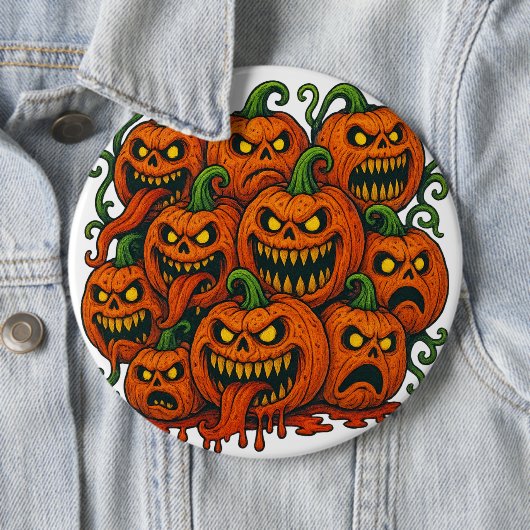 Halloween Horror Ronde Button 6,0 Cm (In situ)