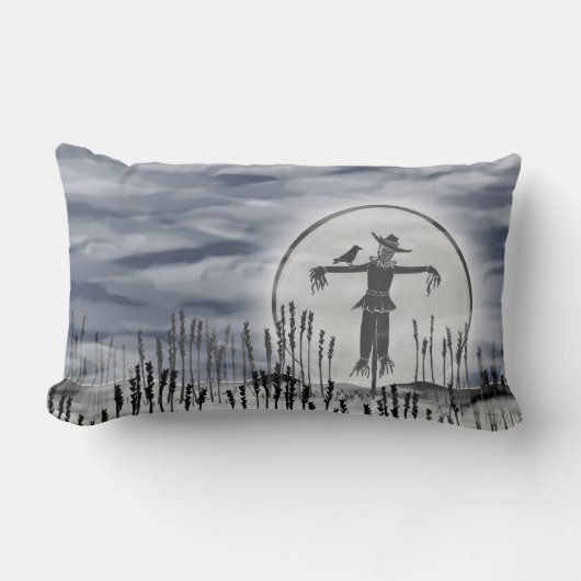Halloween Horror Scarecrow Throw Cushion Kussen (Voorkant)