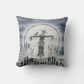 Halloween Horror Scarecrow Throw Cushion Kussen (Voorkant)