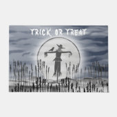 Halloween Horror Scarecrow Trick or treat Deurmat (Voorkant)