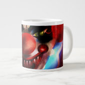 Halloween Horror Scary Clown Personalized Grote Koffiekop (Voorkant rechts)