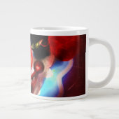 Halloween Horror Scary Clown Personalized Grote Koffiekop (Rechts)