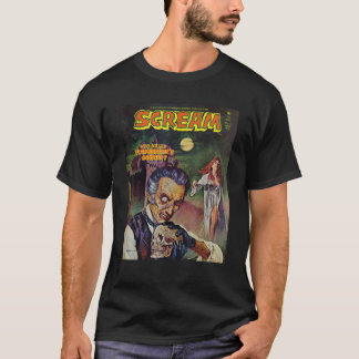 Halloween Horror  Schedel Monster Stripboek T-shirt